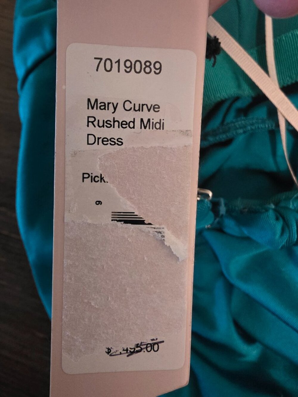 Et Ochs THE MARY DRESS NWT Green Size 10- Tear at inside bust lining - Picture 7 of 10